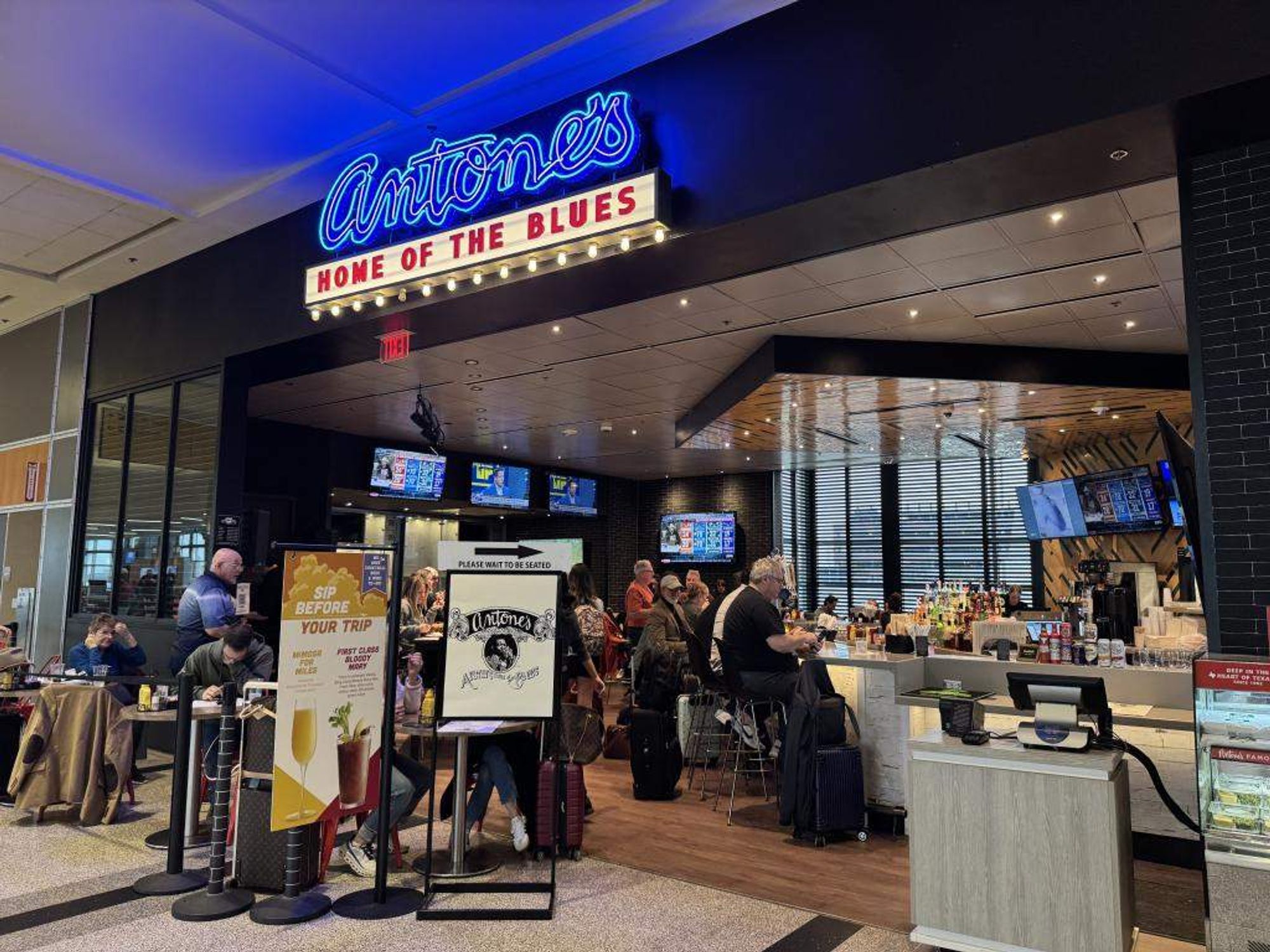 Antone's satellite location at the Austin-Bergstrom International Airport