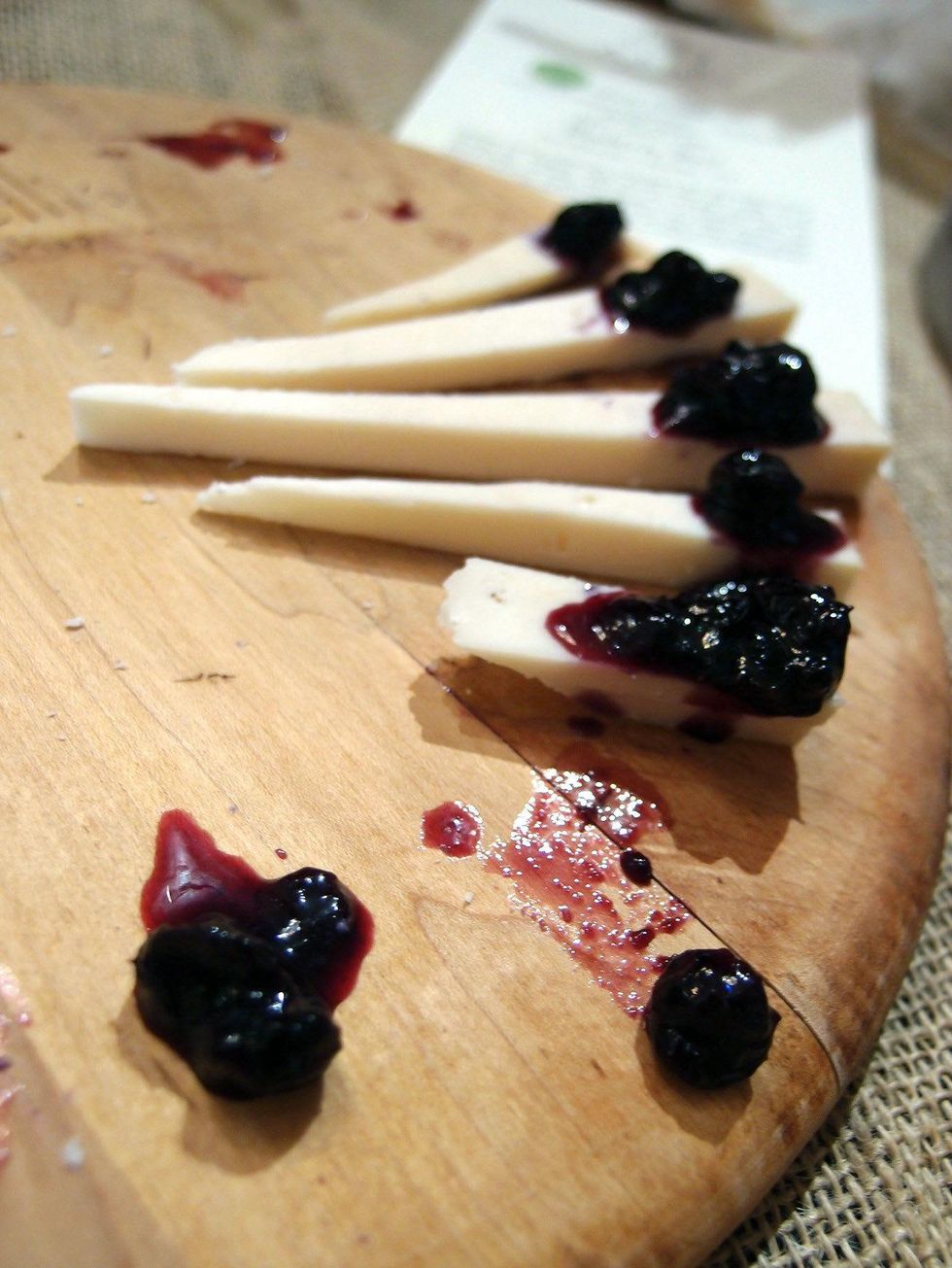 Antonelli's cheese and confituras at Slow Food Austin Grub Trivia