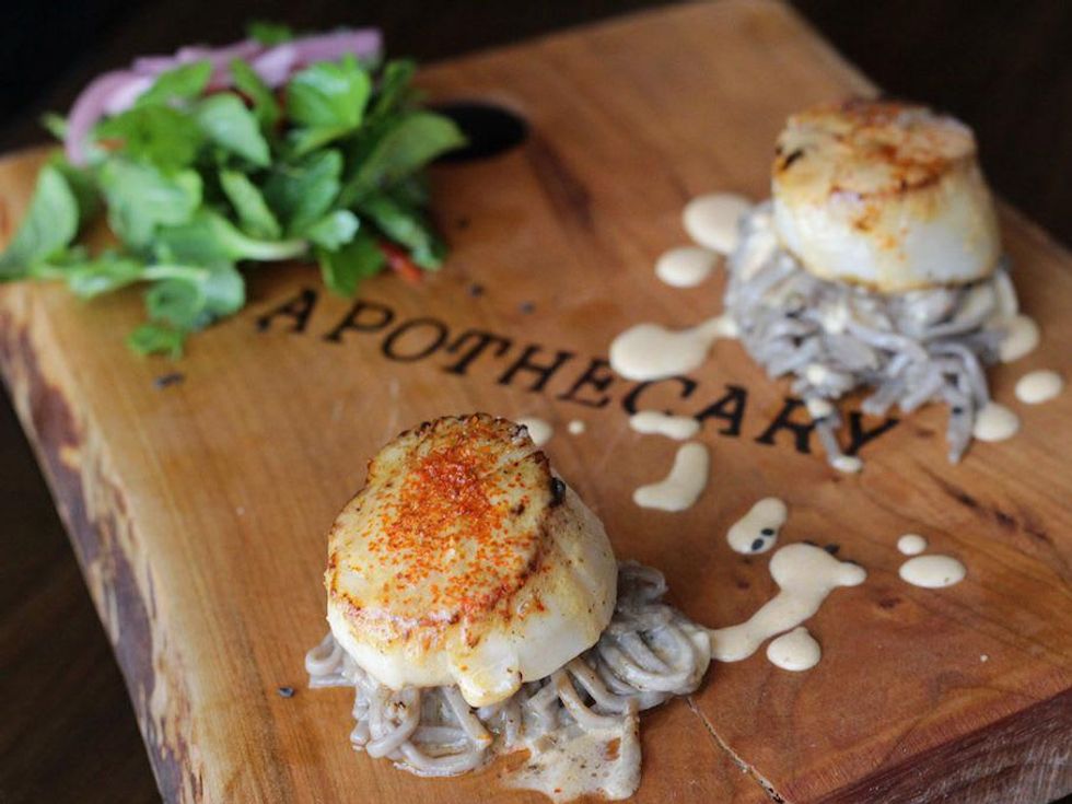 Apothecary food Austin scallop