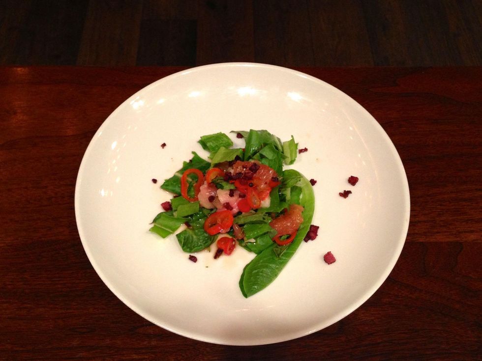 Appetizer competition dish from Citywide 86'd Round 4.