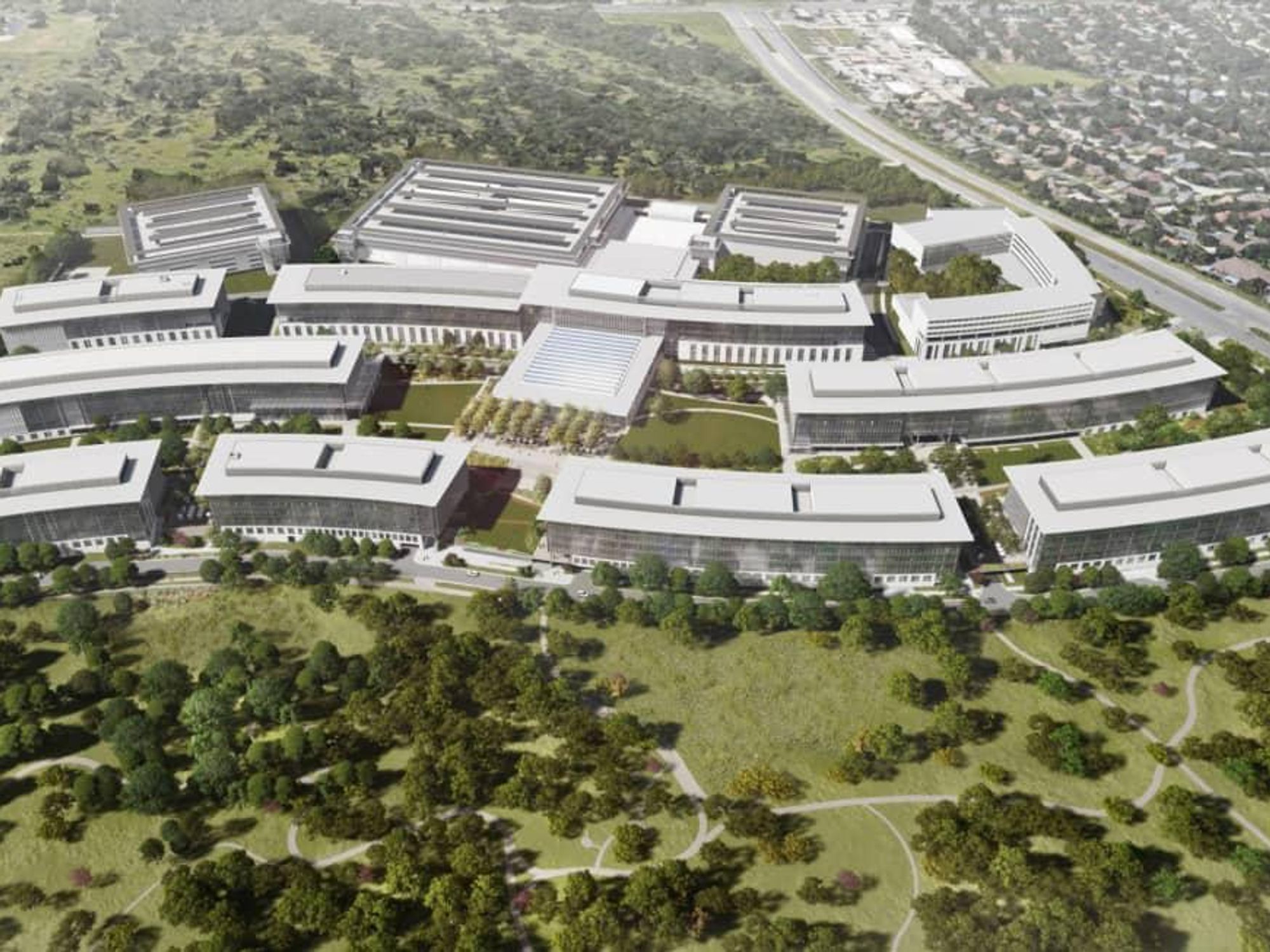 Apple North Austin campus rendering