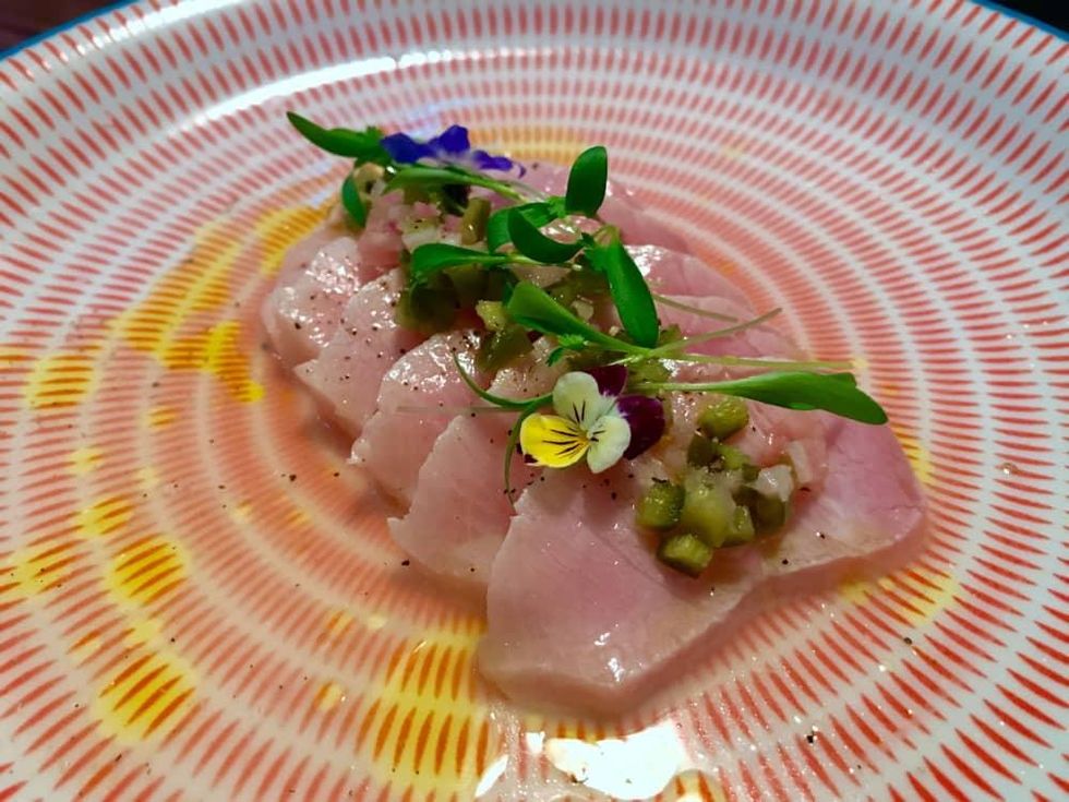 Aqui hamachi crudo