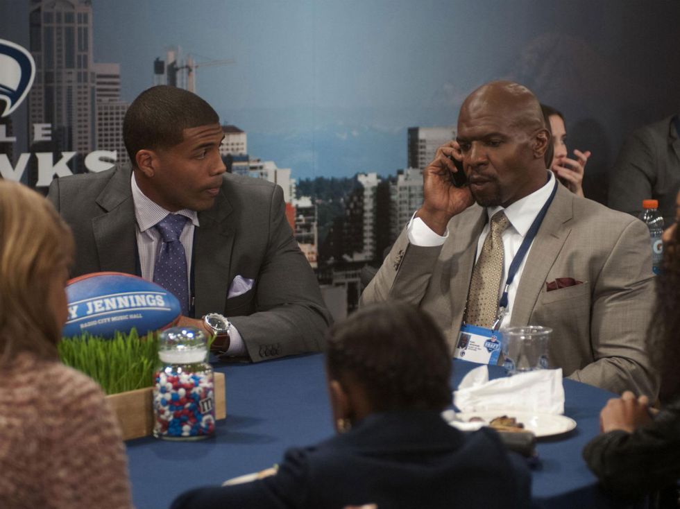 Arian Foster and Terry Crews in Draft Day