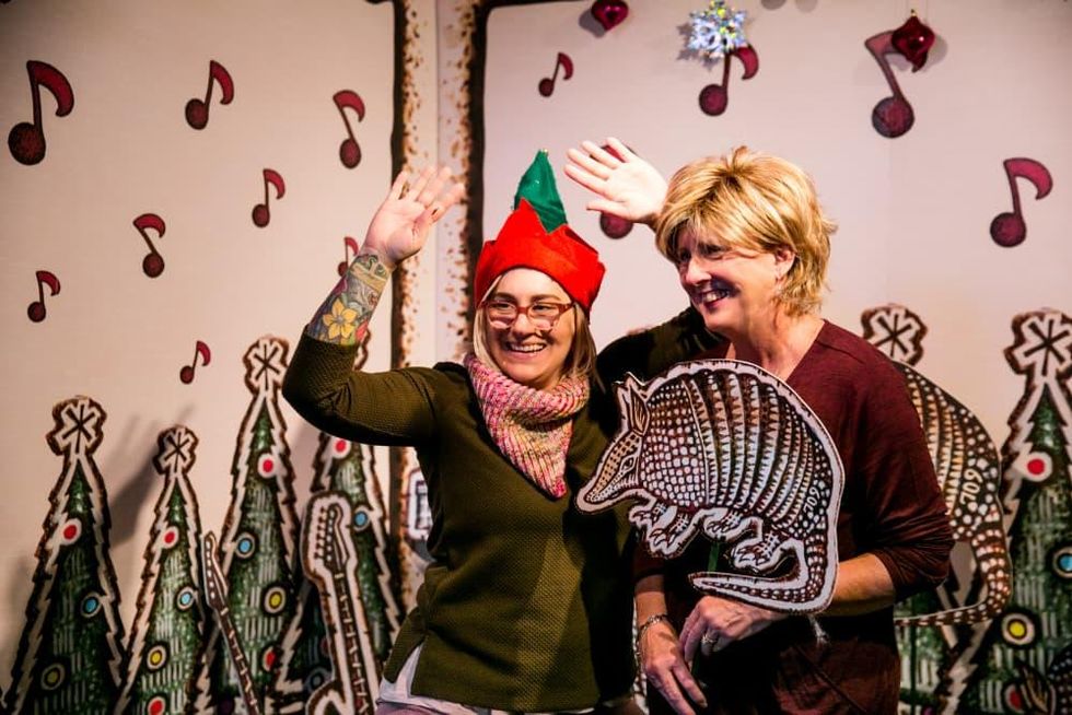 Armadillo Christmas Bazaar photo booth