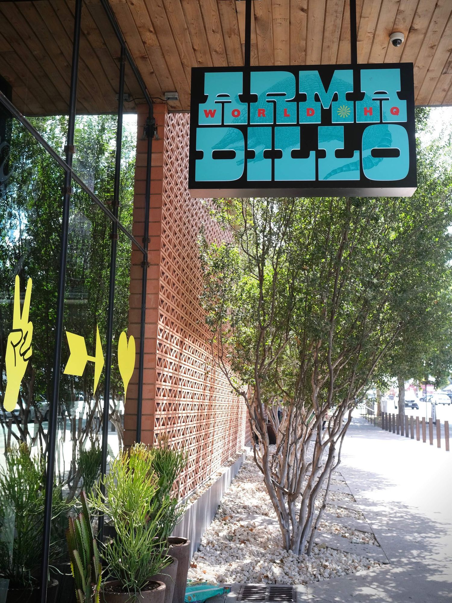 Armadillo World Headquarters sign South Congress Hotel