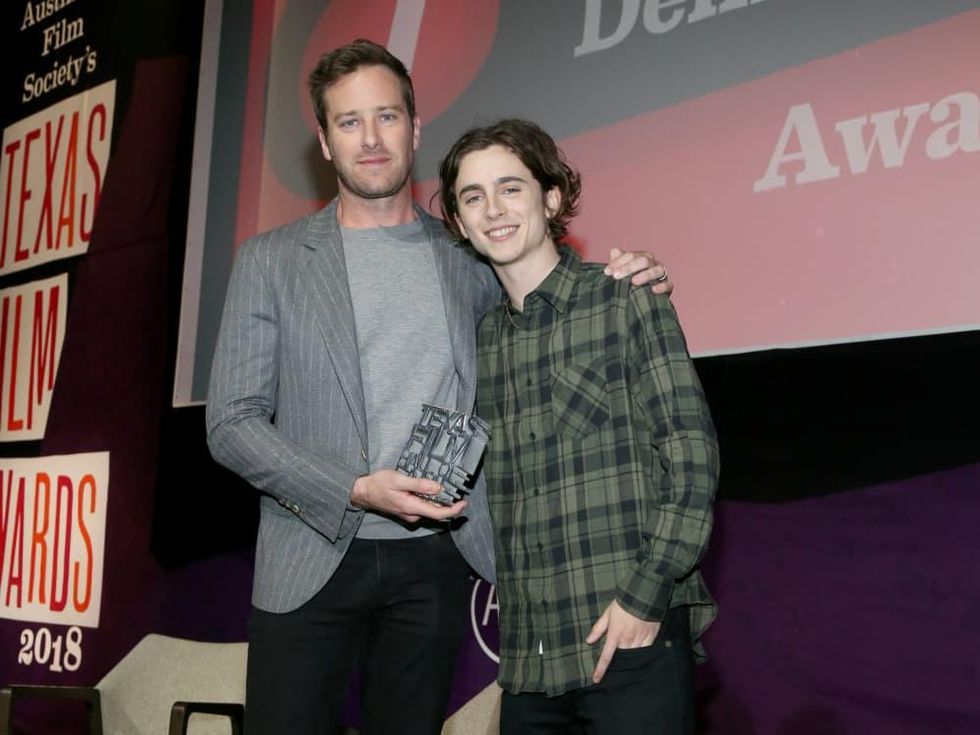 Armie Hammer Timothee Chalamet Texas Film Awards