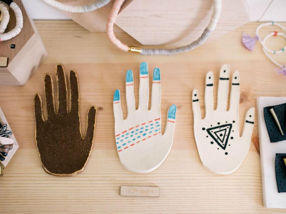 Aro_pop up shop_Gopi Shah ceramic hands_2015