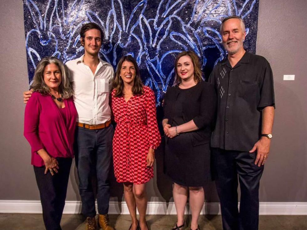 Art Bites 2016 Russell staff Fallon Bartos Ignacio Guerrero Lisa Russell Kathy Elaine Baty Leland Williams