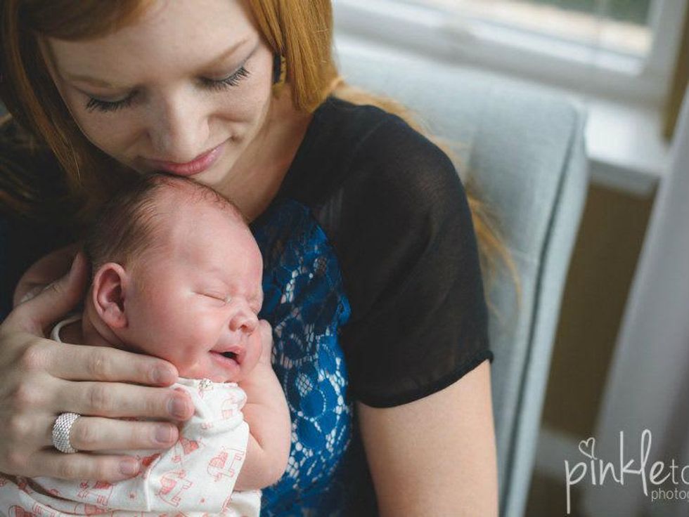 Ashley Clawson and son H