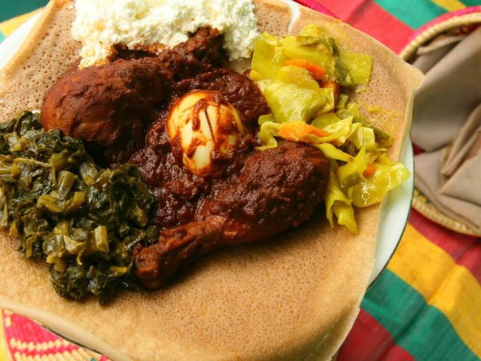 Aster's Ethiopian Restaurant Austin food dish