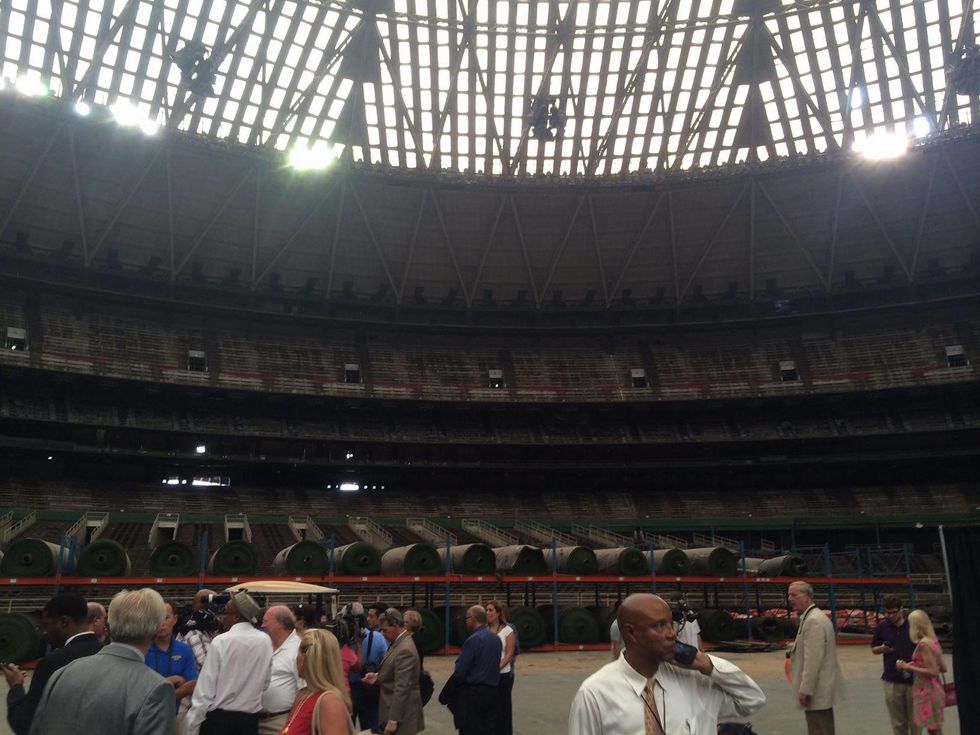 Astrodome interior August 2014