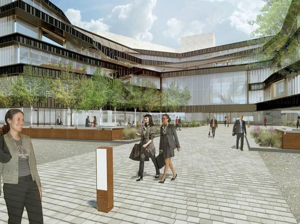 AT&T Center expansion Rowling Hall exterior