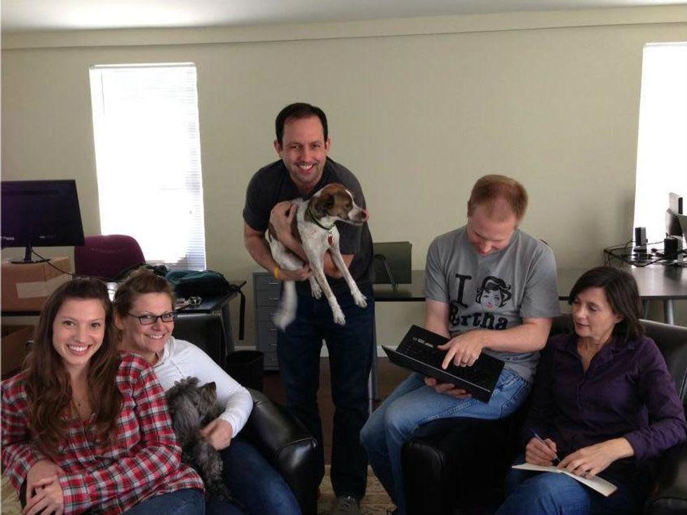 Aunt Bertha team at Austin headquarters