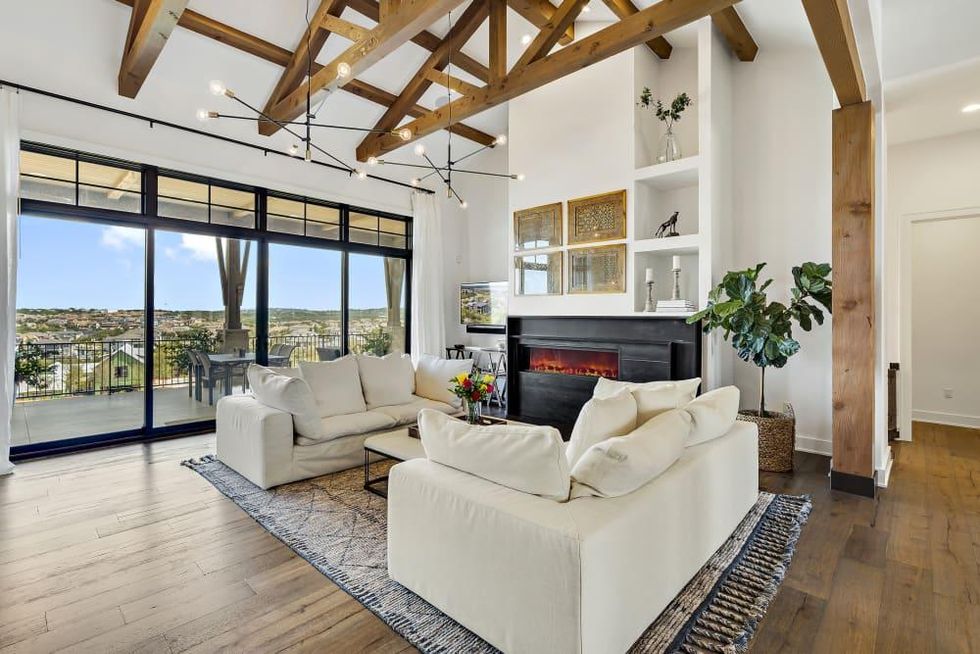 Modern Austin farmhouse is the new gathering spot for family and ...