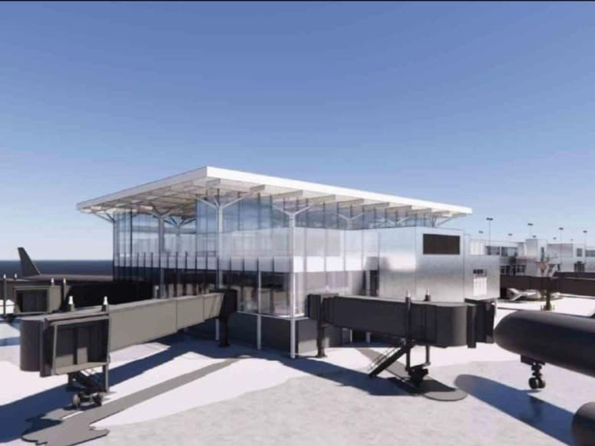 Austin airport rendering