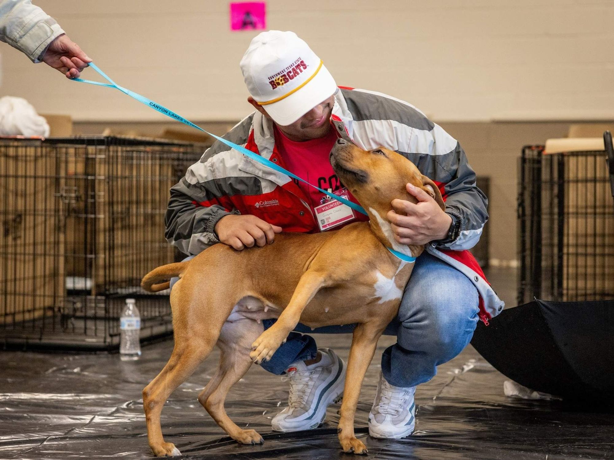 Austin Animal Center person and dog