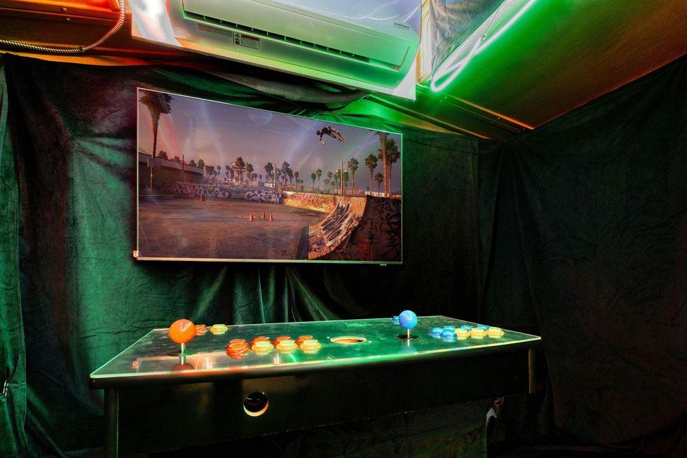 Austin Arcade Trolley interior