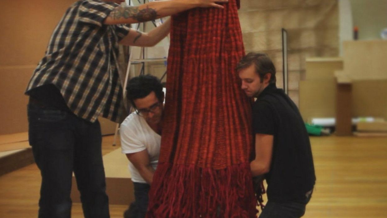 Austin art services art installation