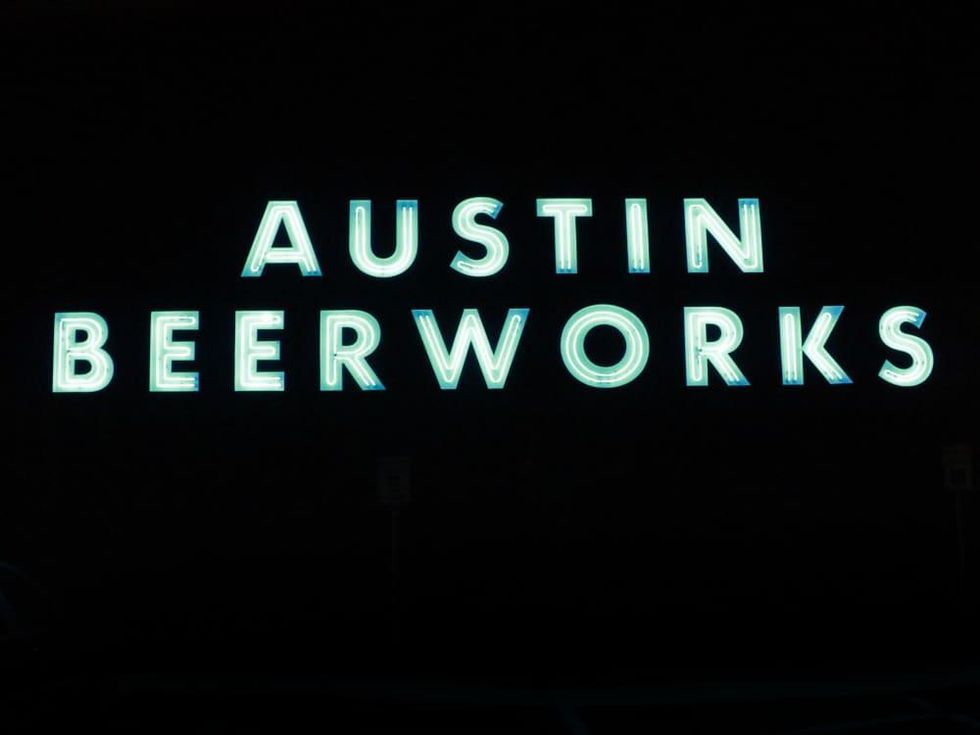 Austin Beerworks brewery exterior sign