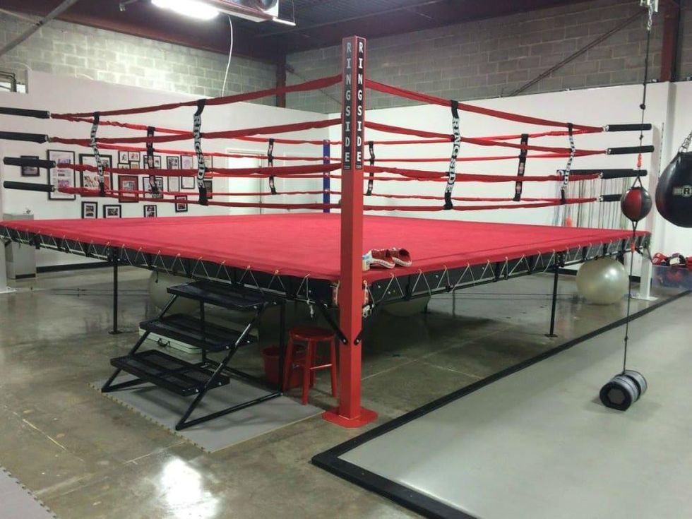 Austin Boxing Babes Manchaca Road South location ring