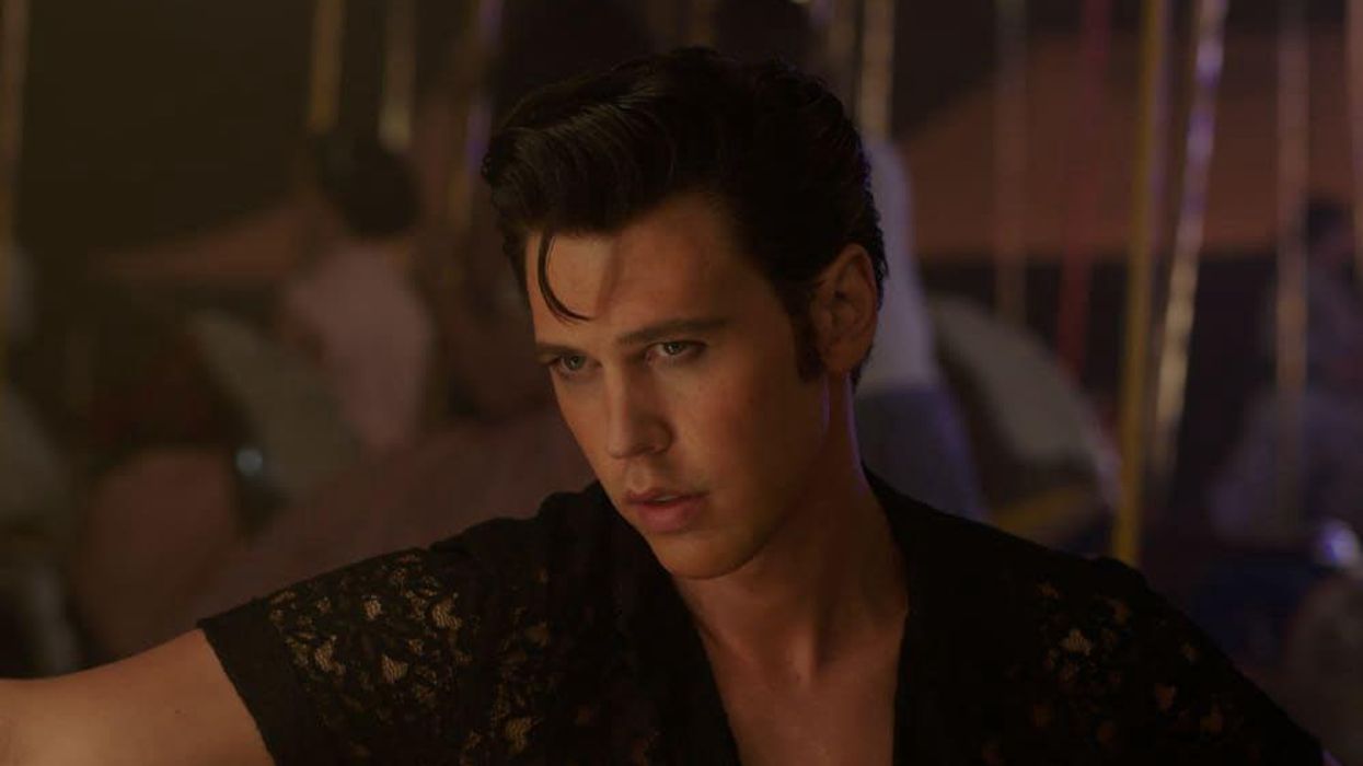 Austin Butler in Elvis.