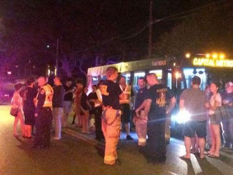 Austin campus area apartment fire