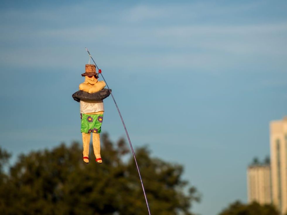 Austin City Limits Festival ACL 2015 Weekend One Best Signs Best Flags Intertube Man