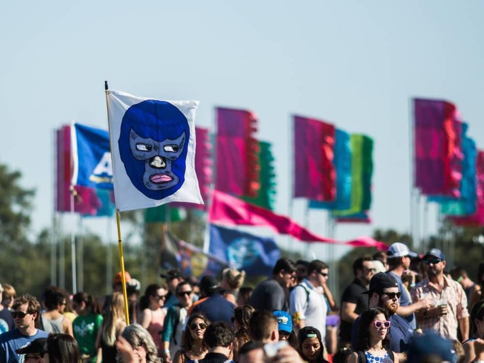 Austin City Limits Festival ACL 2015 Weekend One Best Signs Best Flags Luchador