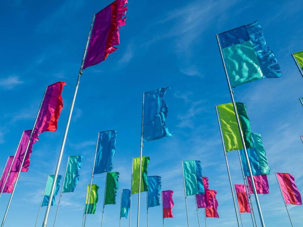 Austin City Limits Festival ACL 2015 Weekend One Best Signs Best Flags Multicolored Flags