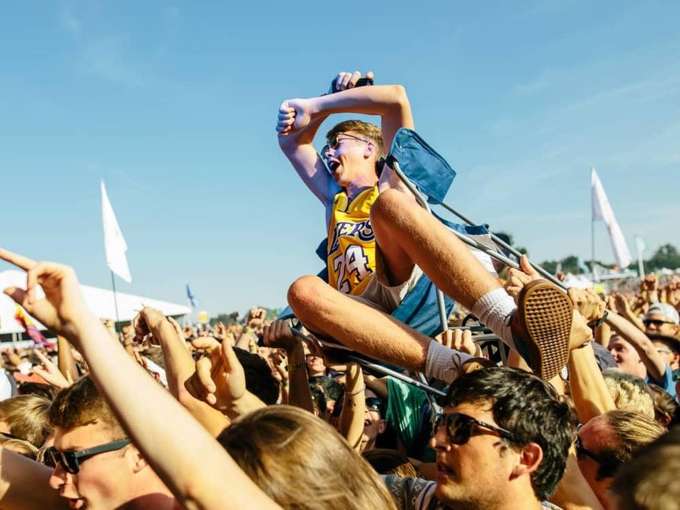 Austin City Limits Festival ACL 2015 Weekend One Day One Crowd Surfer