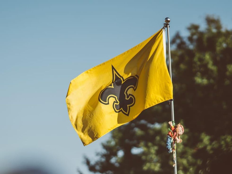 Austin City Limits Festival ACL Fest 2017 Weekend 1 New Orleans Saints Flag