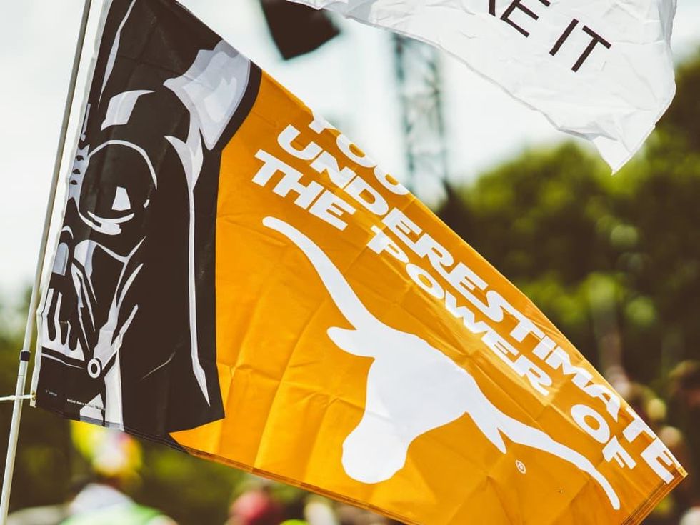 Austin City Limits Festival ACL Fest 2017 Weekend 1 Texas Longhorns Flag