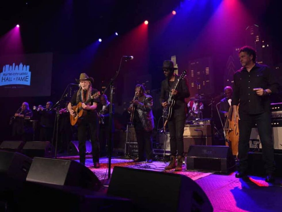 Austin City Limits Hall of Fame induction 2016 Willie Nelson Gary Clark Jr Mickey Raphael B.B. King Blues Band