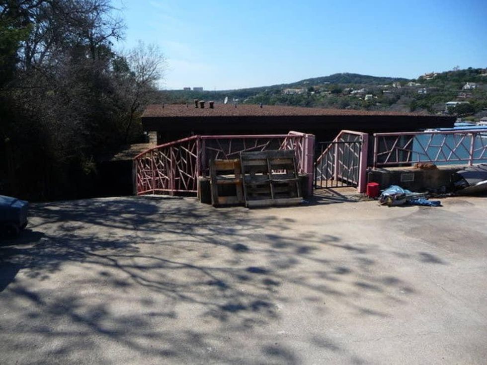 Austin cliff home Houzz before photo