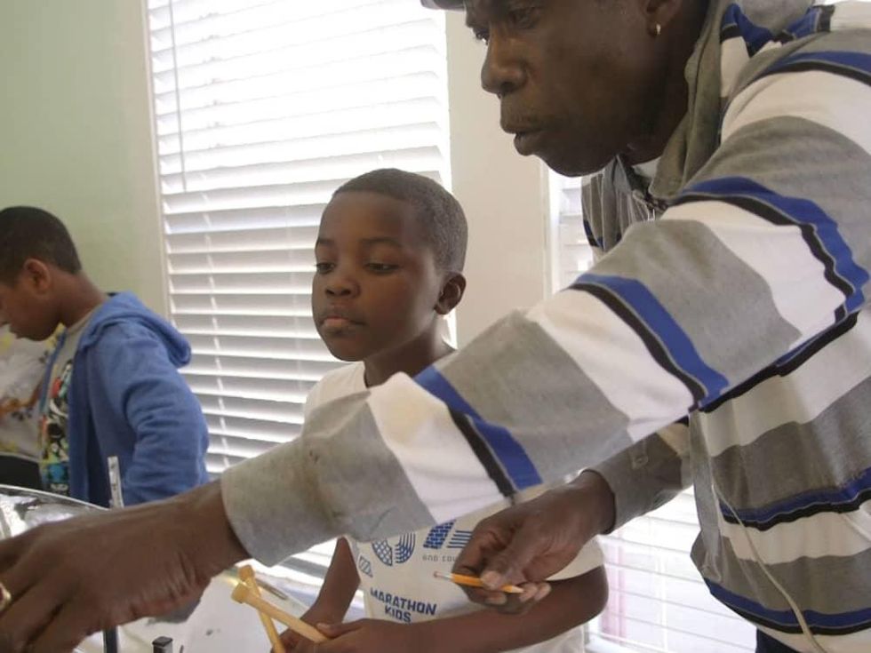 Austin Community Steelband instruction Arts in Context
