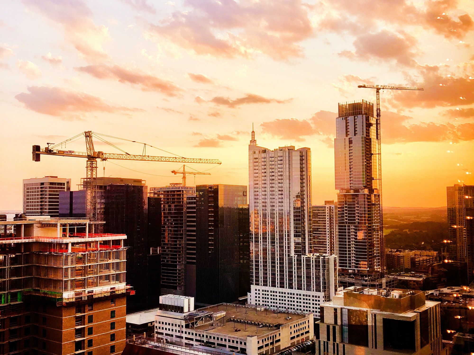 Austin’s apartment construction rate is three times larger than the average rate in 50 of the largest American metro. Photo by Cosmic Timetraveler on Unsplash