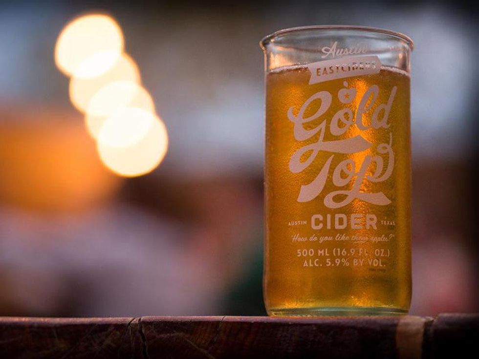 Austin Eastciders Gold Top Glass
