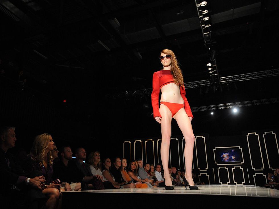 Austin Fashion Week 2014 Designer All Stars Runway Show Girl Incarnadine by Michelle Lesniak