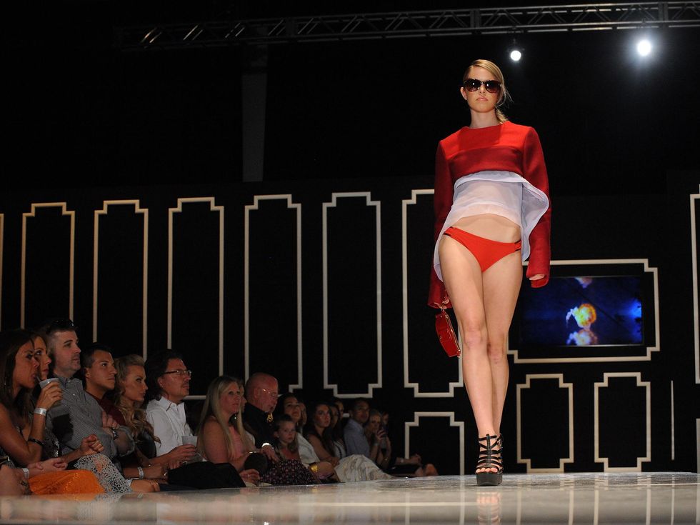 Austin Fashion Week 2014 Designer All Stars Runway Show Girl Incarnadine by Michelle Lesniak
