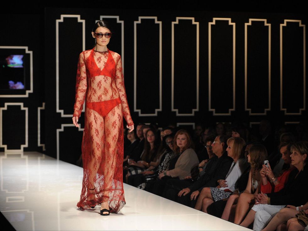 Austin Fashion Week 2014 Designer All Stars Runway Show Girl Incarnadine by Michelle Lesniak