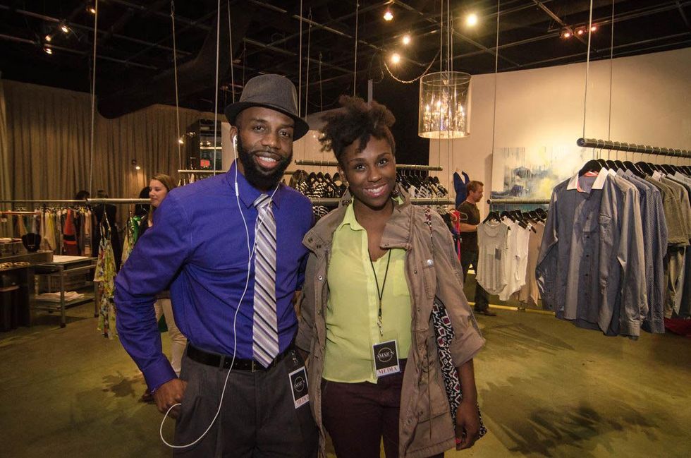 Austin Fashion Week kick off party at estilo 2013 Collin Hardeman and Danielle McGhee