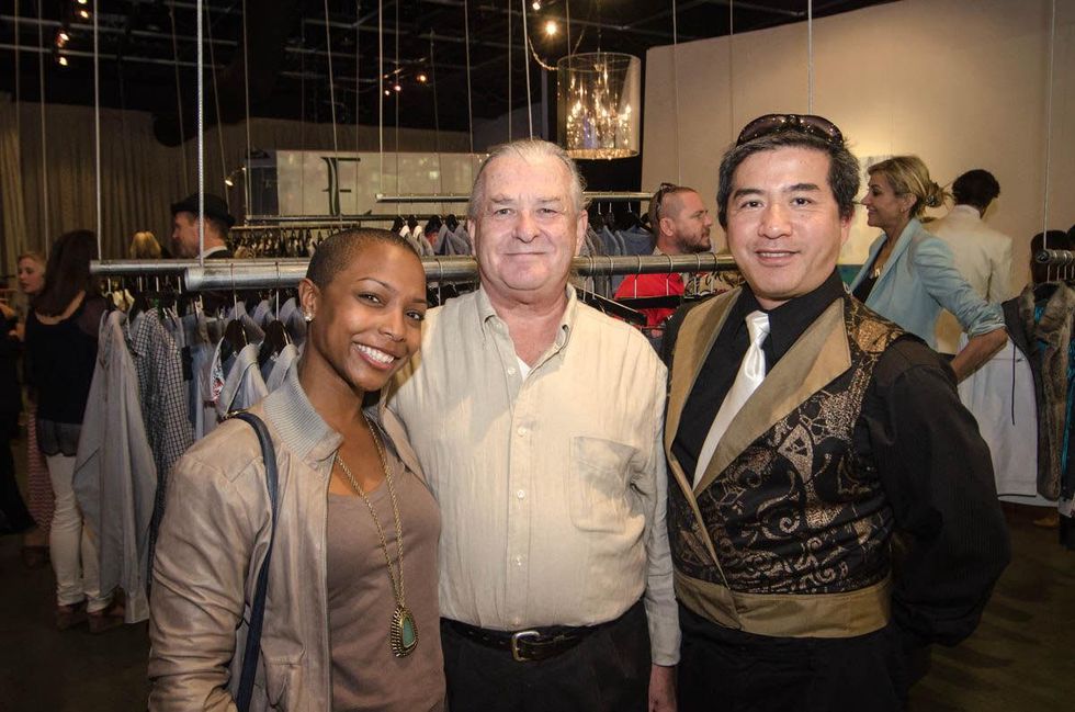 Austin Fashion Week kick off party at estilo 2013 Krystal Lucero, Rick Gonyo and Frank Hul
