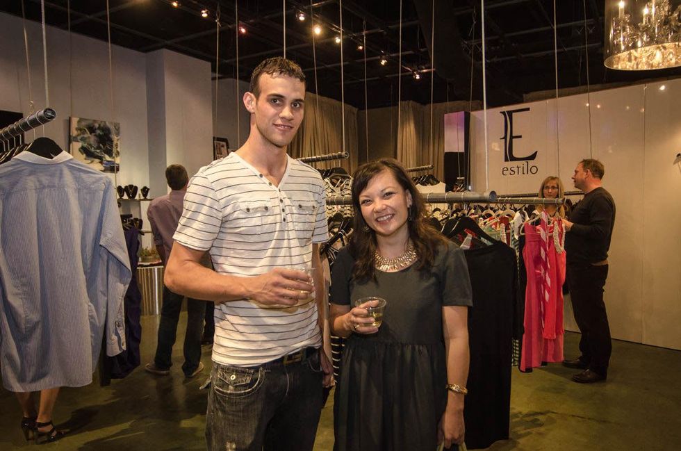 Austin Fashion Week kick off party at estilo 2013 Nicolas Thatcher and Meredith Takahashi