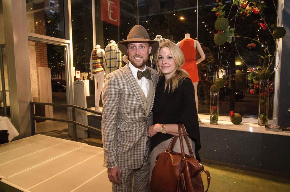 Austin Fashion Week kick off party at estilo 2013 Ross and Erin Bennett