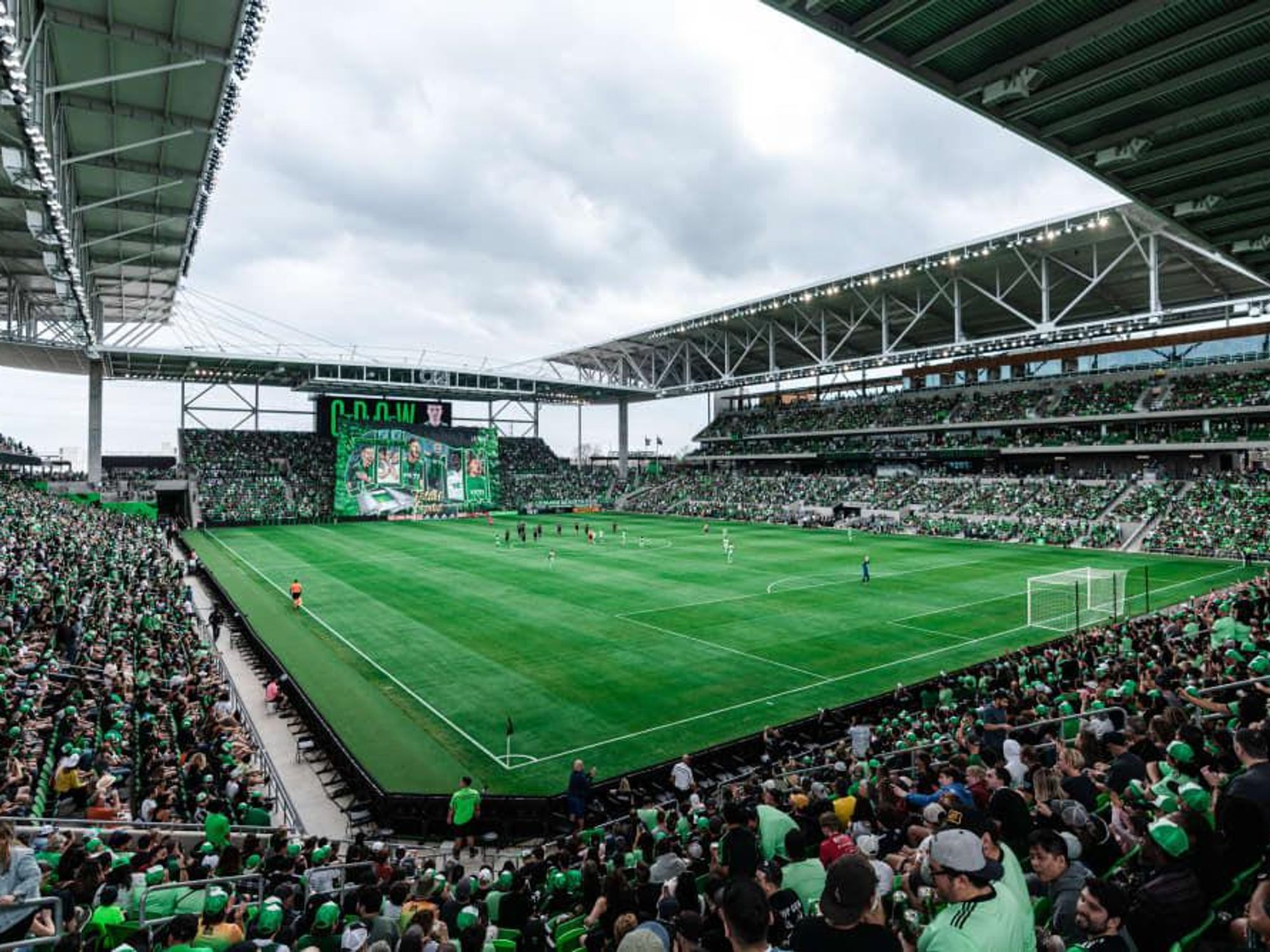 Austin FC fans at Q2 Stadium