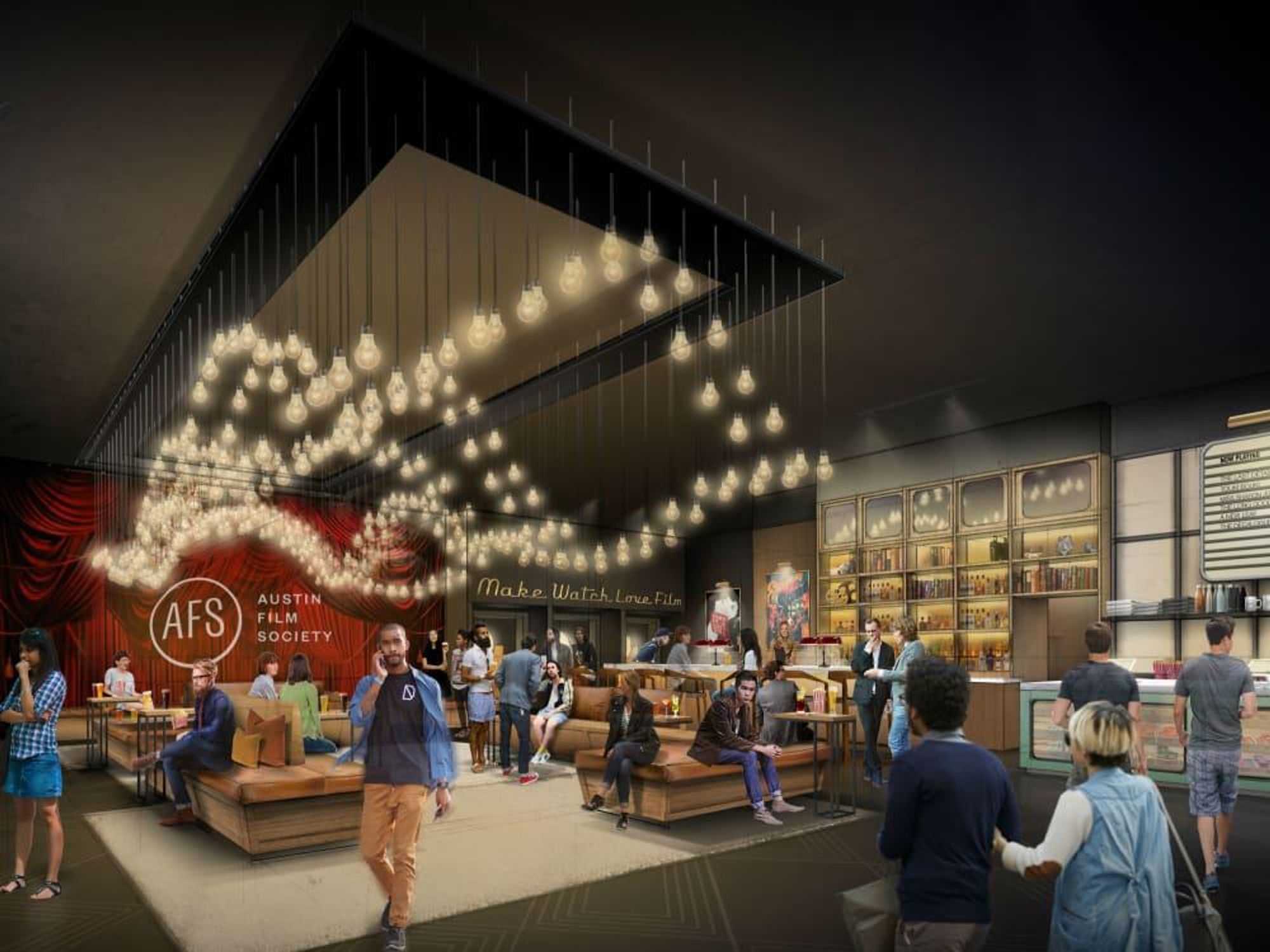 Austin Film Society AFS Cinema rendering