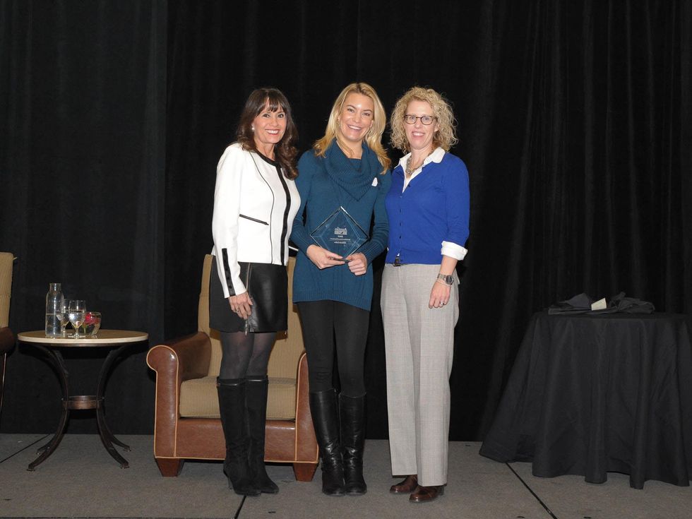 Austin Gives' 3rd GeneroCity Awards Olga Campos-Benz Katherine Stolp Emily Lively Austin Gives Bold Giver Winners 2015 595