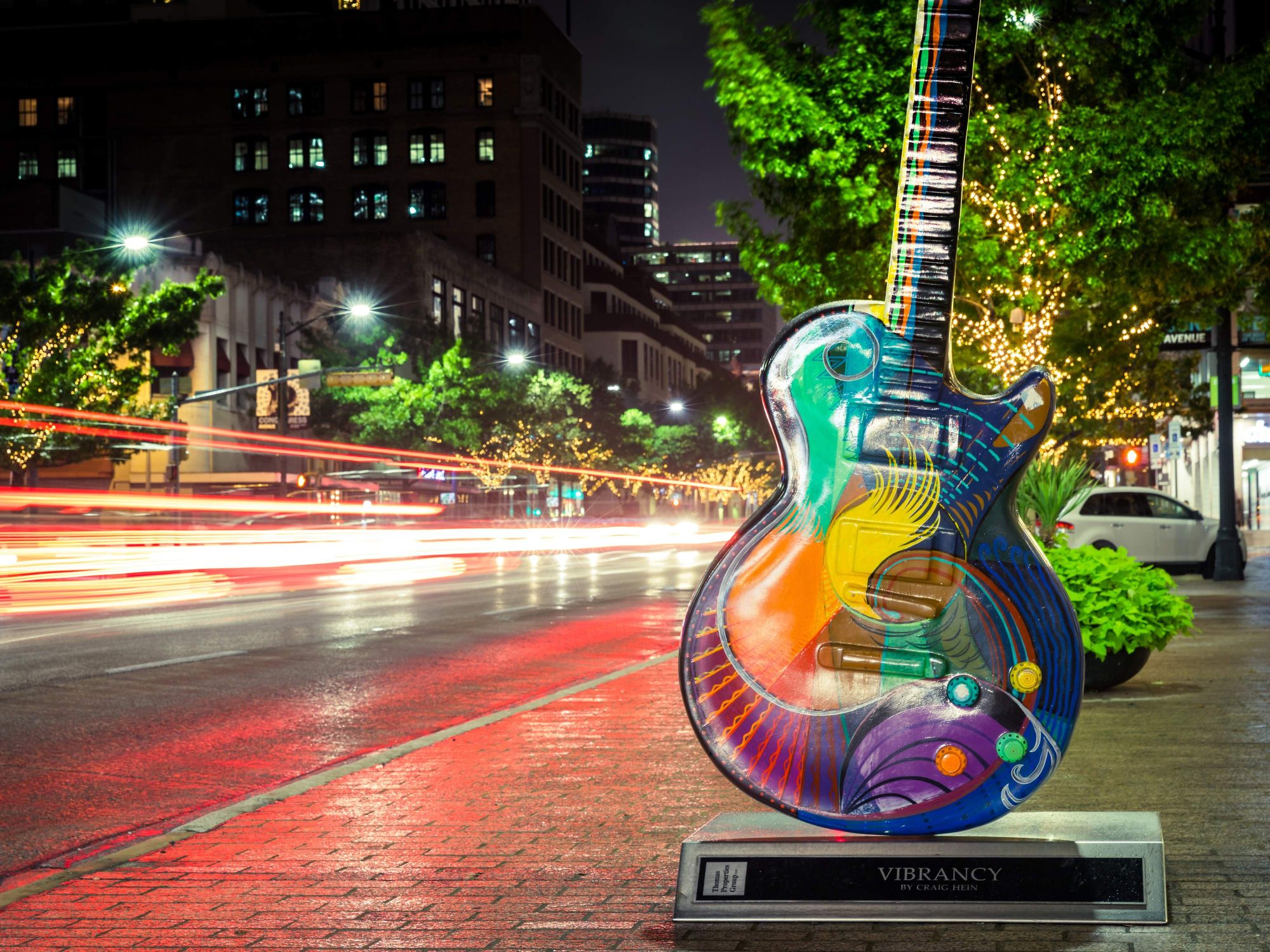 Austin guitar street art