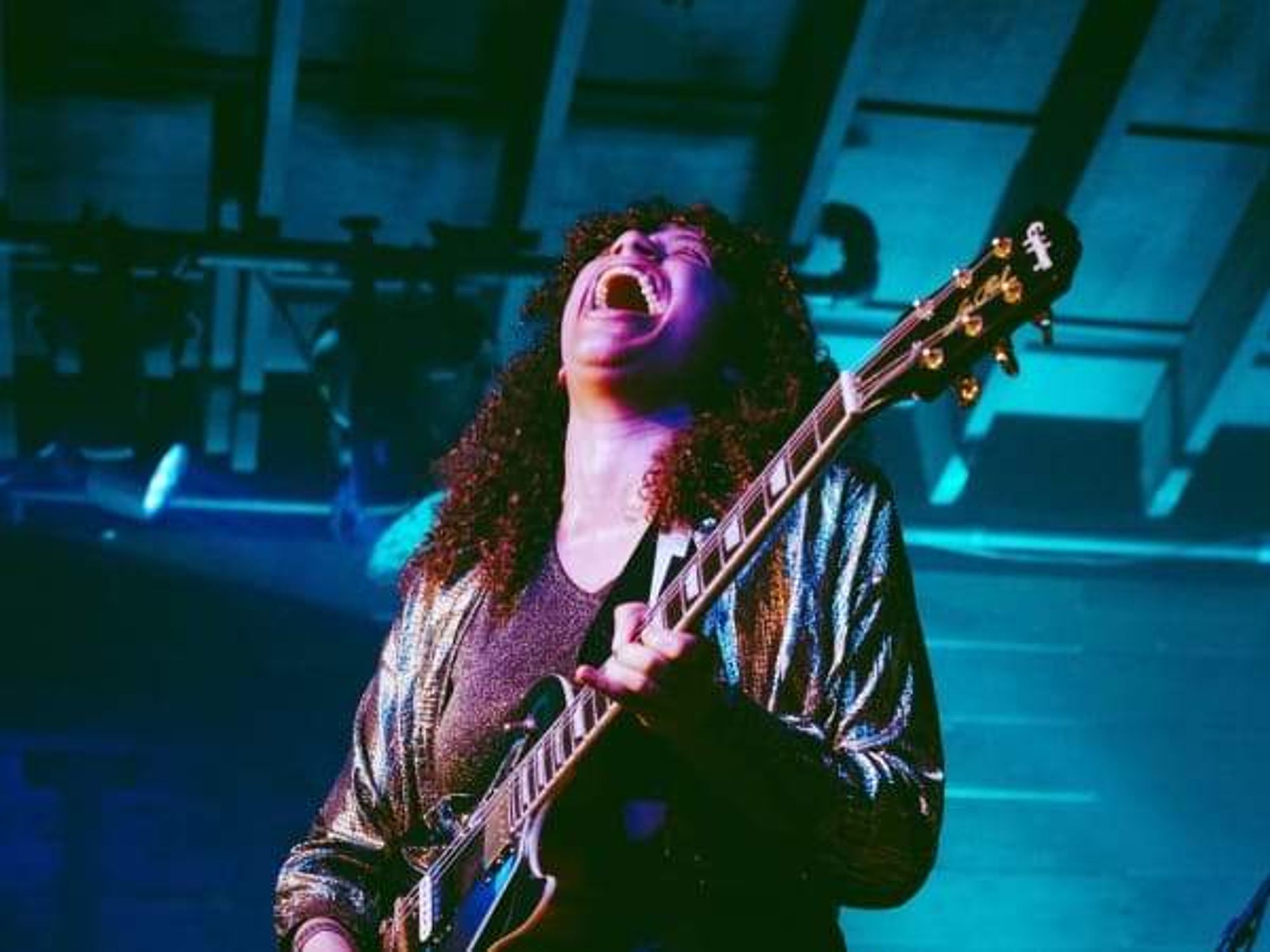 Austin guitarist Jackie Venson onstage