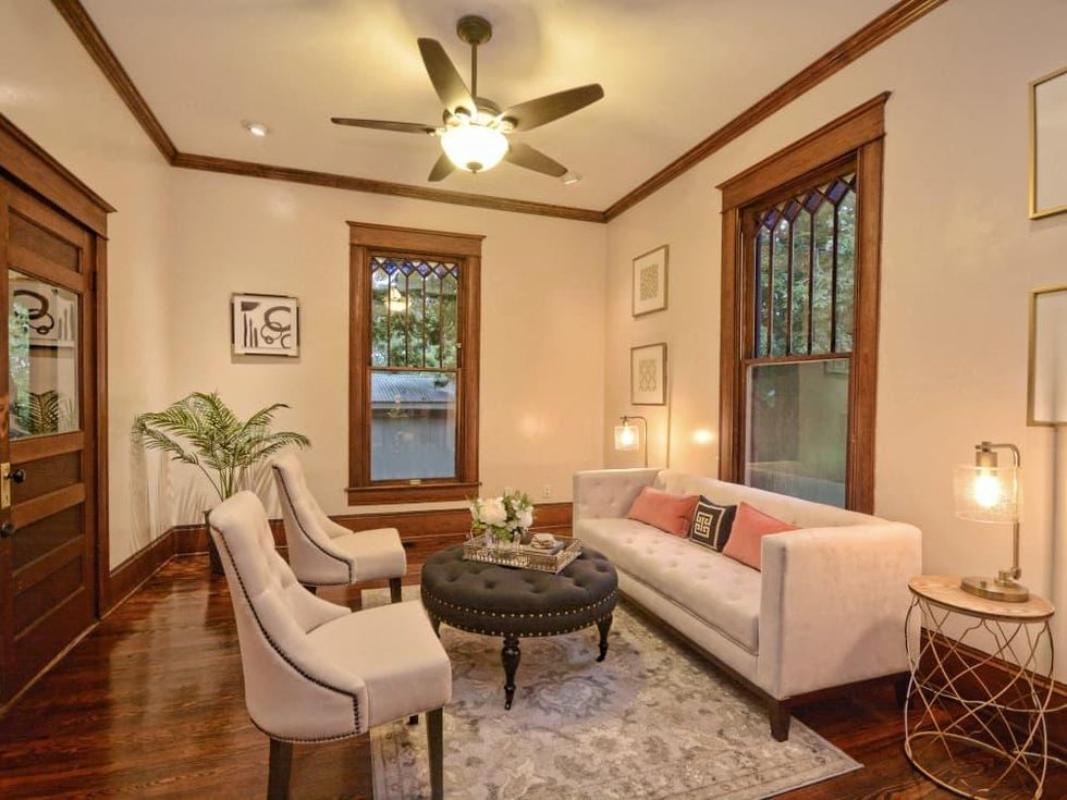 Austin home house 2416 S 2nd Street 78704 lviing room